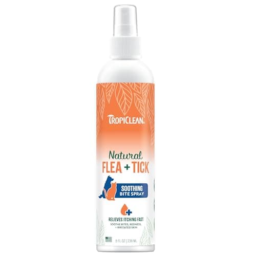 TropiClean Natural Flea & Tick Bite Relief Foam