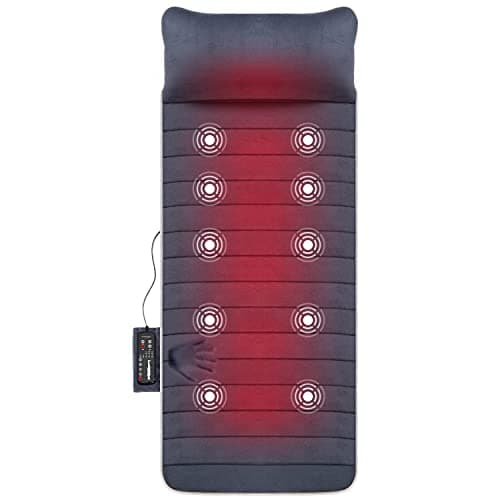 Snailax SL-363 Massage Mat with Heat and 10 Vibrating Motors
