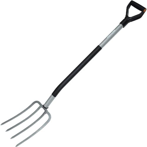 Ergo D-handle Steel Garden Fork (47") | Fiskars