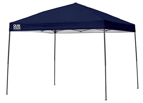 Quik Shade 10' x 10' Expedition 100 Square Feet of Shade Straight Leg Base Outdoor Pop-Up Canopy, White