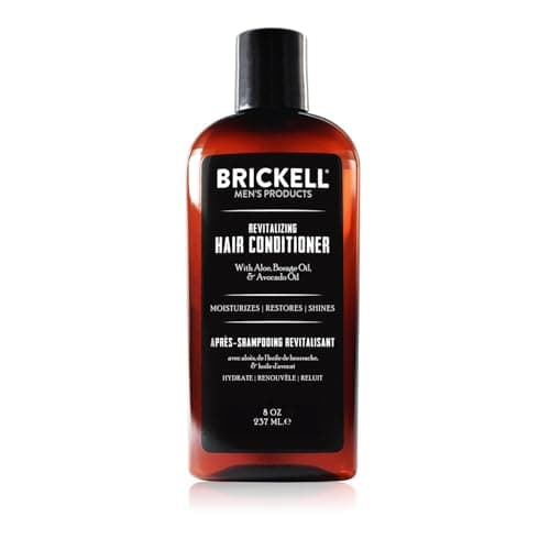 Brickell Men's Daily Hair Conditioner for Men, Natural and Organic Hair Conditioner, Scented