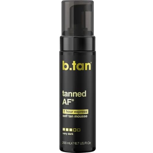 b.tan Self Tanner | Fast, 1 Hour Sunless Tanner Mousse, No Fake Tan Smell, No Added Nasties, Vegan, Cruelty Free, 6.7 Fl Oz