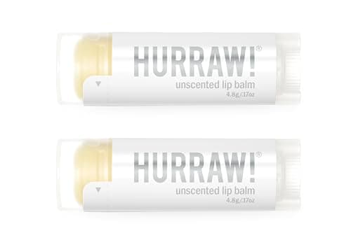 Hurraw! Black Cherry Tinted Lip Balm: (Sheer Red Tint) Organic, Certified Vegan, Cruelty and Gluten Free. Non-GMO, 100% Natural Ingredients. Bee, Shea, Soy and Palm Free. Made in USA