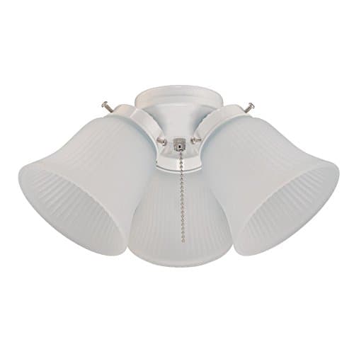 Westinghouse Three-Light LED Cluster Ceiling Fan Light Kit, White ...