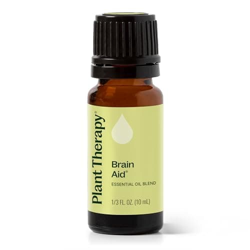 Brain Aid Synergy (for mental focus and clarity). Essential Oil Blend. 10 ml (1/3 oz). 100% Pure, Undiluted, Therapeutic Grade.