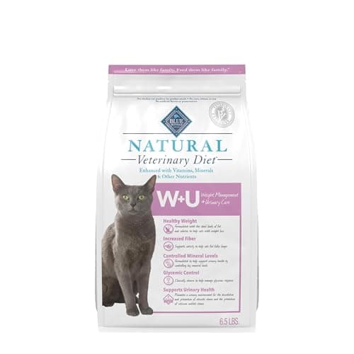 Blue Buffalo Natural Veterinary Diet W+U Weight Management + Urinary Care Dry Cat Food