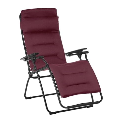 Lafuma LFM3123-7057 Futura XL Air Comfort Zero Gravity Recliner-Black Frame, Taupe Fabric