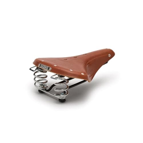 Brooks England B427DSA07203 B67 S Bicycle Saddle, Women's, Honey-Chrome Springs