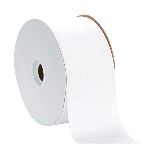 Amazon.com: Berwick Offray 1.5" Grosgrain Ribbon, Cream White, 50 Yards