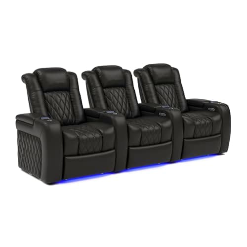 Valencia Tuscany Motorized Home Theater Seating - Top Grain Leather ...