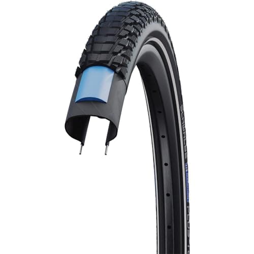 Schwalbe Marathon Plus HS 348 Road Bike Tire, Allround Wire Beaded (700x38mm, Reflex)