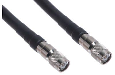 Times Microwave LMR-400 Satellite Phone Antenna Cable with TNC Male Connectors, Made in The U.S.A. by MPD Digital™, 25FT