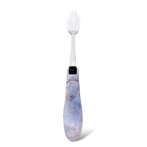 RADIUS Tour Travel Brush & Case With Replaceable Brush Head ADA Accepted Toothbrush Improve Gum Health - Blue - Pack of 1