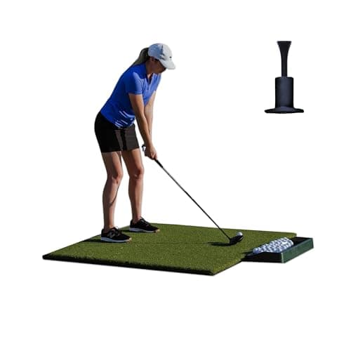 Original Country Club Elite by Real Feel Golf Mat 5x5 ft, Thick Outdoor ...