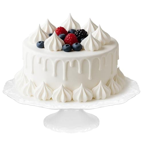 Wilton 2-in-1 Pedestal Cake Stand and Serving Plate, 10-Inch Round ...