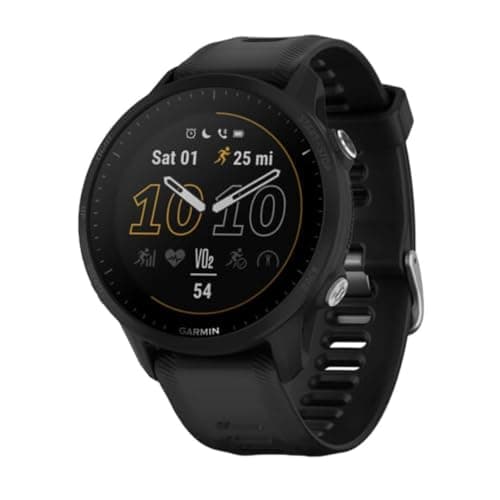 Garmin Forerunner® 955 Solar, GPS Running Smartwatch with Solar Charging Capabilities, Tailored to Triathletes, Long-Lasting Battery, Whitestone