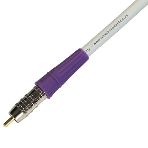 Blue Jeans Cable LC-1 Double-Shielded Low Capacitance Subwoofer Cable, 10 Foot, White