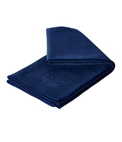 Manduka eQua Yoga Hand Towel, Midnight, 16"