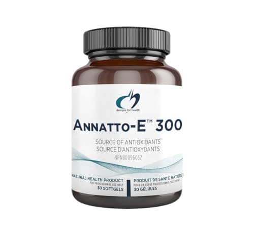 Designs for Health Annatto-E 300 Tocotrienols - DeltaGold Vitamin E Supplement with Delta + Gamma Tocotrienol (30 Softgels)