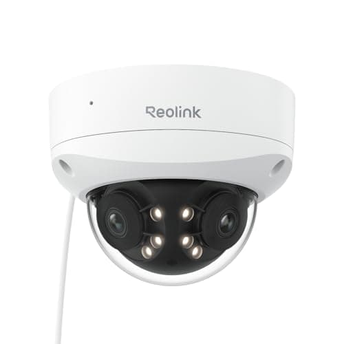 Reolink Duo 2V PoE 4K 8MP 180° Dual-Lens PoE IP Camera, IK10 Vandal ...