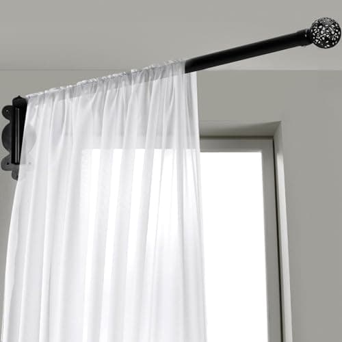 "Urbanest Small Window Swivel Curtain Bars, 24""-38"" Swing Arm Rods ...