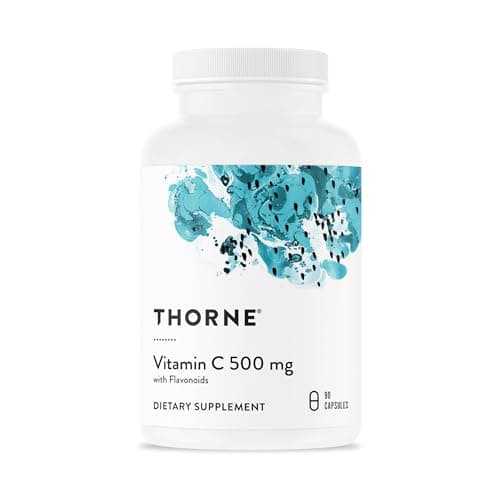 THORNE - Vitamin C with Flavonoids - Blend of Vitamin C and Citrus Bioflavonoids from Oranges, the Way They're Found Together in Nature - 90 Capsules
