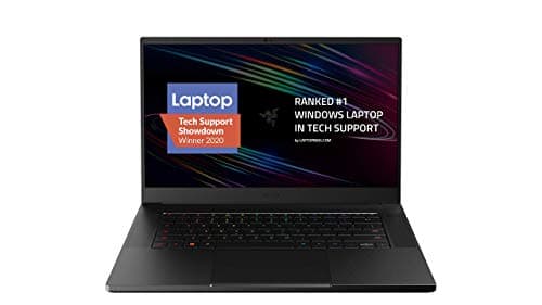 Razer Blade 15 Gaming Laptop: NVIDIA GeForce RTX 3080 Ti - 12th Gen Intel 14-Core i9 CPU - 15.6” 4K UHD 144Hz - 32GB DDR5 RAM, 1TB PCIe SSD - Windows 11 - CNC Aluminum - Chroma RGB - Thunderbolt 4