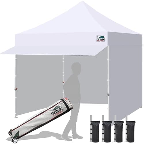 Eurmax 10'x10' Ez Pop Up Canopy Tent Commercial Instant Shelter with ...