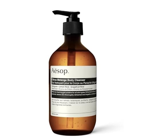 Aesop Citrus Melange Body Cleanser | Citrus, Fresh Cleanser For All Skin Types | Petitgrain, Lemon Rind, Grapefruit Rind | 16.9 oz / 500mL