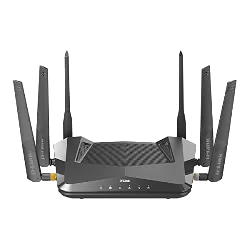 D-Link AX5400 Mesh WiFi 6 Router - 6-Stream, 802.11ax Router, Dual Band, OFDMA, MU-MIMO, Voice Control with Google Assistant and Amazon Alexa, Expand your network with WiFi Mesh Technology (DIR-X5460)