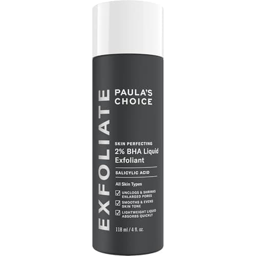 Paula's Choice SKIN PERFECTING 2% BHA Liquid Salicylic Acid Exfoliant, Daily Facial Exfoliator for Enlarged Pores, Wrinkles & Fine Lines, Fragrance-Free, Travel Size - 30 ml