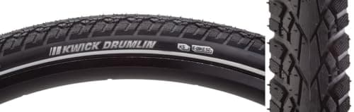 Kenda Kwick Drumlin Tire 700 x 35 SRC KS 60tpi Wire Bead, Reflective Tape