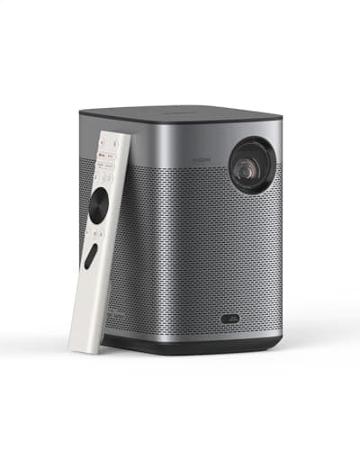 XGIMI Halo+ 1080P Projector, 700 ISO Lumens with Harman Kardon Speakers, Auto Keystone Correction, Auto Focus, Intelligent Obstacle Avoidance, Intelligent Screen Alignment, Android TV 10.0