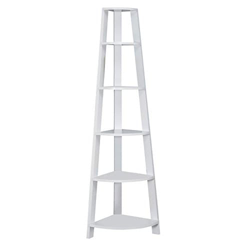 Librería - 60 "H / Cappuccino Corner Accent Etagere Monarch Specialties ...