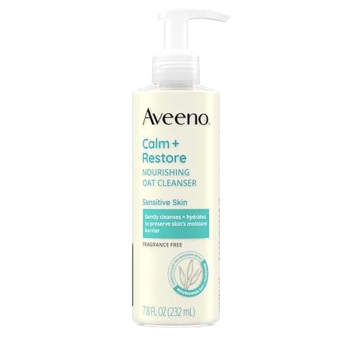 Visit the Aveeno Store Aveeno Calm and Restore Nourishing Oat Cleanser - 7.8 fl oz