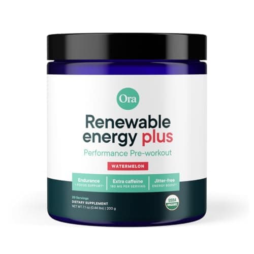 Amazon.com: Ora Organic Pre Workout Powder for Men and Women Berry ...