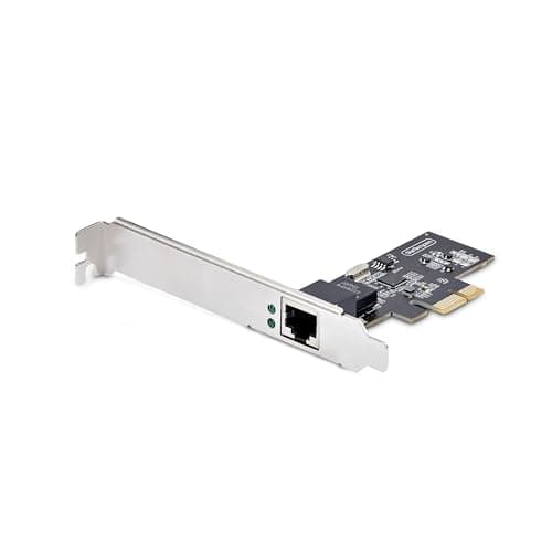 ULANSeN Dual PCIe 3.1 2.5GBase-T Network Adapter with Intel I225-V 2500/1000/100Mbps PCI Express Gigabit Ethernet NIC Card RJ45 LAN Controller for Windows 10/11 with Low Profile Bracket