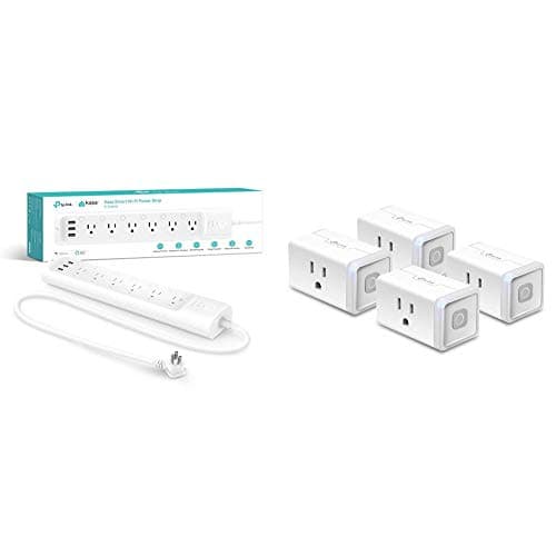 TP-Link Kasa HS300 Smart Power Strip - 6 Outlets - Walmart.com