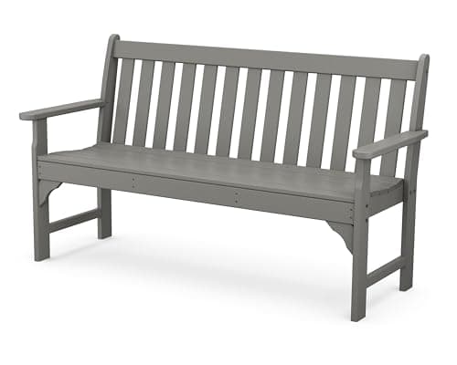 Poly-Wood GNB48WH Vineyard 48-Inch Bench, White