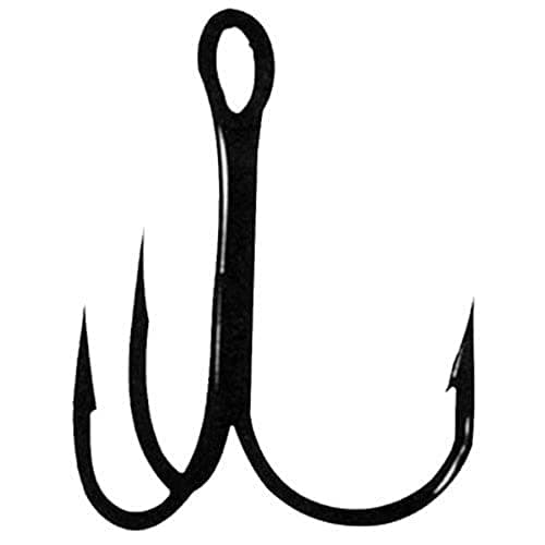 Gamakatsu Round Bend Treble Hook, Bronze Size 6