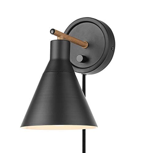 Globe Electric 51514 Greyson 1-Light Plug-in or Hardwire Wall Sconce ...