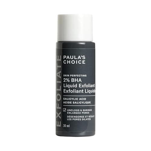 Paula's Choice SKIN PERFECTING 2% BHA Liquid Salicylic Acid Exfoliant, Daily Facial Exfoliator for Enlarged Pores, Wrinkles & Fine Lines, Fragrance-Free, Travel Size - 30 ml