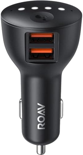 Amazon.com: Anker Roav SmartCharge F3 Wireless Bluetooth 4.2 FM ...