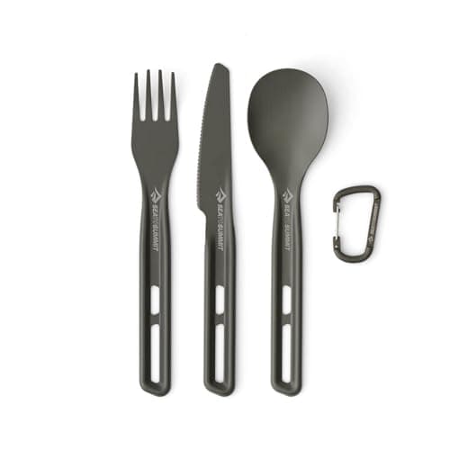 Sea to Summit Camp Cutlery Utensil Set, Charcoal Grey