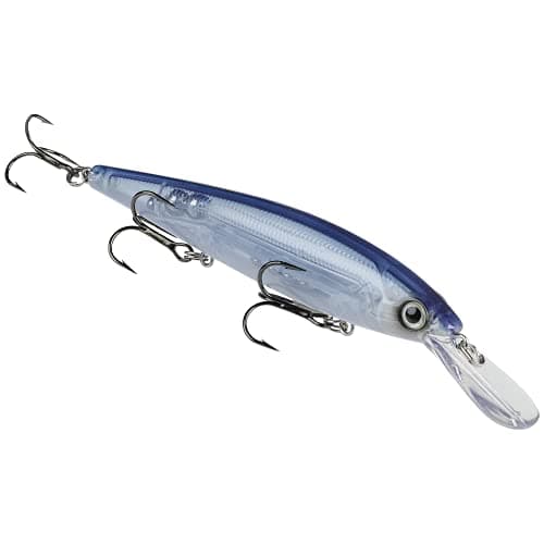 Strike King Hckvdsd-500 KVD Sexy Dawg, Three Hooks, 4-1/2", 5/8 oz, Clear Sexy Shad