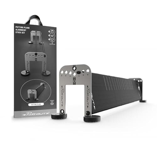 PuttOUT Golf Putting Plane with Alignment Stick Set and Gates
