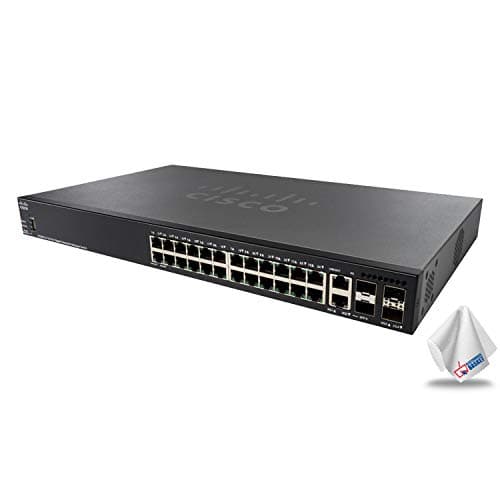 Cisco SG350X-24 24-Port Gigabit Stackable Managed Switch
