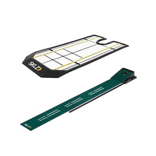 SKLZ Accelerator Pro Indoor Putting Green with Ball Return, 9 Feet x 16 ...