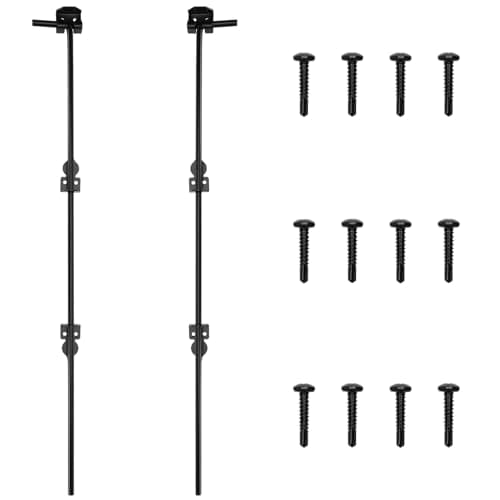 12" Cane Bolt Heavy Duty Gate Drop Rod, Hardware Ground Latch Gate ...