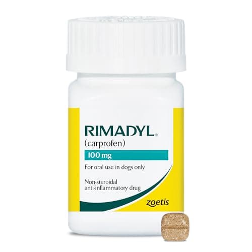 RIMADYL (Carprofen) Caplets for Dogs, 100-mg, 60 caplets - Easy Refills ...